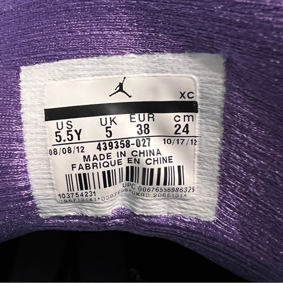 Nike Air Jordan 13 GS Retro Violet Teal (5.5Y/7W) - Picture 5 of 5